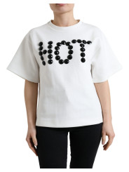 Tops & T-Shirts Embellished Crew Neck Fashion Tee 1.900,00 € 8058301887075 | Planet-Deluxe