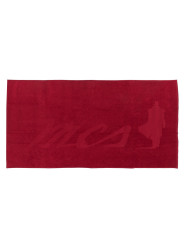 Rotes MCS Badetuch weiches Material