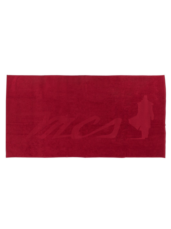 Rotes MCS Badetuch weiches Material Rotes MCS Badetuch weiches Material