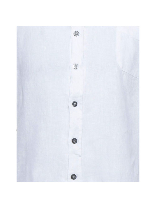 Shirts Elegant White Linen Shirt for Men 320,00 € 8100002620298 | Planet-Deluxe