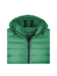 Jackets & Coats Chic Hooded Down Nylon Jacket in Lush Green 460,00 € 8056182568601 | Planet-Deluxe