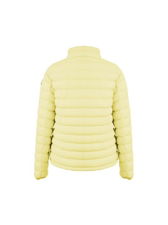 Jackets & Coats Chic Yellow Nylon Down Jacket 440,00 € 8056182568618 | Planet-Deluxe