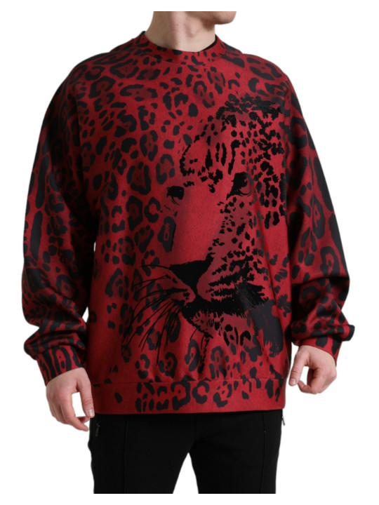 Sweaters Elegant Leopard Print Pullover Sweater 2.480,00 € 8057142814103 | Planet-Deluxe