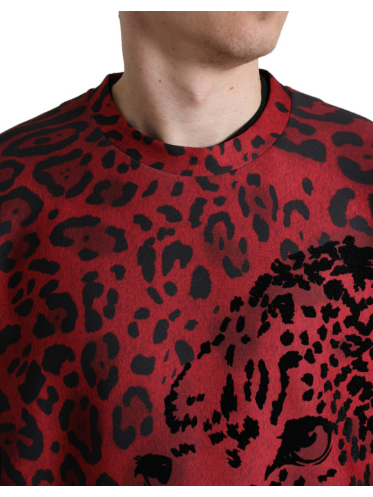 Sweaters Elegant Leopard Print Pullover Sweater 2.480,00 € 8057142814103 | Planet-Deluxe