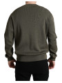 Sweaters Elegant Green Crew Neck Sweater 2.200,00 € 8057142804371 | Planet-Deluxe