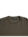 Sweaters Elegant Green Crew Neck Sweater 2.200,00 € 8057142804371 | Planet-Deluxe