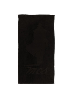 Schwarzes, einfaches Stirnband mit Logo