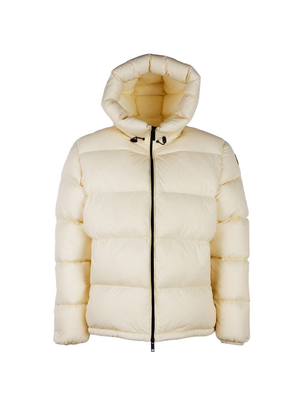 Jackets & Coats Elegant Cream Puffer Jacket 760,00 € 8056182568359 | Planet-Deluxe