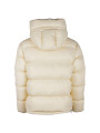 Jackets & Coats Elegant Cream Puffer Jacket 760,00 € 8056182568359 | Planet-Deluxe