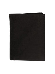 Schwarze gefaltete Badetuch minimalistisches Design