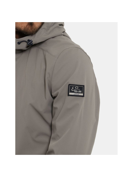 Jackets Sleek Gray Nylon Windbreaker 290,00 € 8050716383807 | Planet-Deluxe