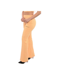 Jeans & Pants Flared High-Waist Ribbed Trousers in Orange 150,00 € 8057765224488 | Planet-Deluxe