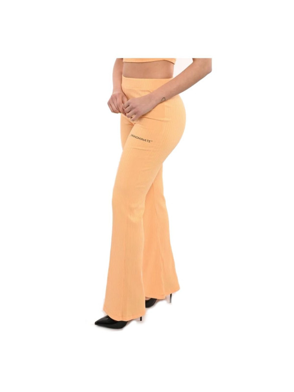 Jeans & Pants Flared High-Waist Ribbed Trousers in Orange 150,00 € 8057765224488 | Planet-Deluxe