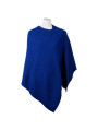 Jackets & Coats Elegant Cashmere V-Neck Poncho in Blue 200,00 € 8050246667705 | Planet-Deluxe