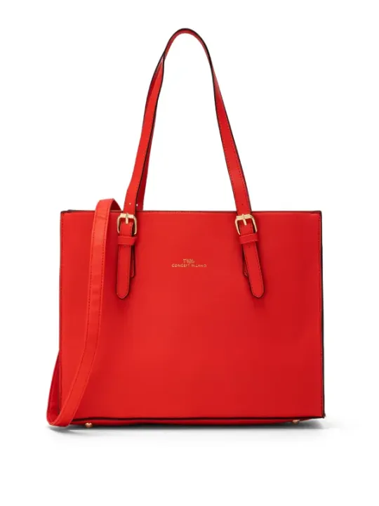 "Twig Schultertaschen im Sale | Twig Shelley Rot Kunstleder Schultertasche Damen online kaufen"|Planet-Deluxe