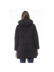 Jackets & Coats Elegant Black Down Jacket for Chic Warmth 920,00 € 2000051565921 | Planet-Deluxe