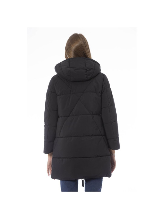 Jackets & Coats Elegant Black Down Jacket for Chic Warmth 920,00 € 2000051565921 | Planet-Deluxe