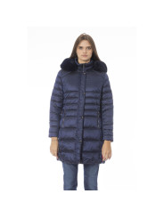Jackets & Coats Elegant Light Blue Long Down Jacket 770,00 € 2000051565624 | Planet-Deluxe