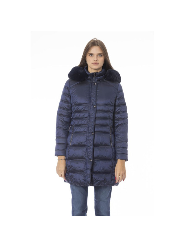 Jackets & Coats Elegant Light Blue Long Down Jacket 770,00 € 2000051565624 | Planet-Deluxe