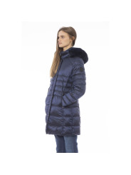 Jackets & Coats Elegant Light Blue Long Down Jacket 770,00 € 2000051565624 | Planet-Deluxe