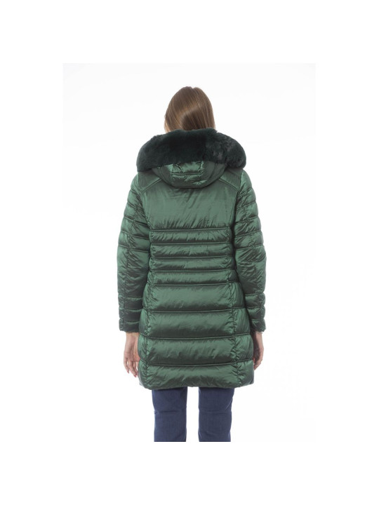 Jackets & Coats Chic Green Long Down Winter Jacket 770,00 € 2000051565723 | Planet-Deluxe