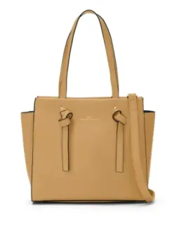 Twig Debussy Braun: Elegante Kunstleder-Schultertasche