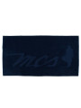 Dunkelblaues MCS Handtuch mit Logodetail