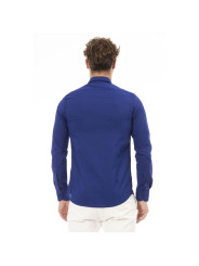 Shirts Elegant Italian Blue Regular Fit Shirt 380,00 € 2000049166826 | Planet-Deluxe
