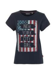 Tops & T-Shirts Rhinestone Embellished Flag Tee 80,00 € 8060834833696 | Planet-Deluxe