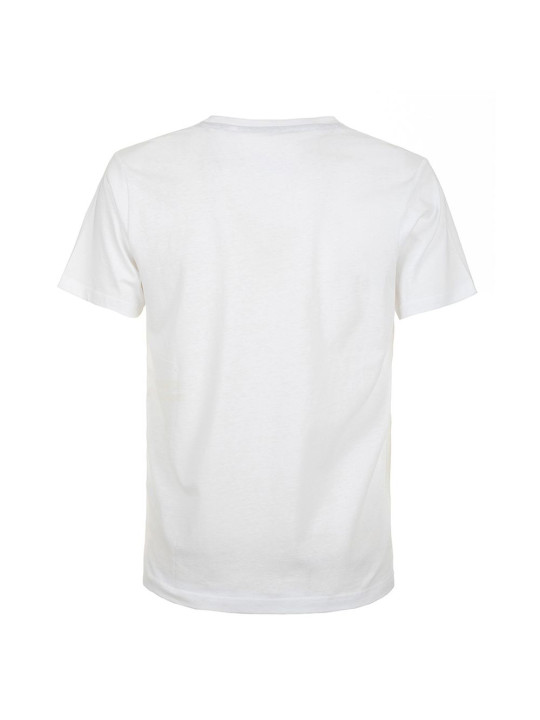 T-Shirts Crisp White Cotton Crewneck Tee with Front Design 80,00 € 8060834822003 | Planet-Deluxe