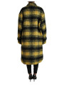 Jackets & Coats Chic Plaid Long Coat in Sunshine Yellow 9.630,00 € 8057142122727 | Planet-Deluxe