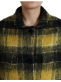 Jackets & Coats Chic Plaid Long Coat in Sunshine Yellow 9.630,00 € 8057142122727 | Planet-Deluxe