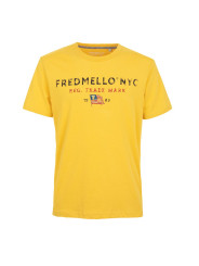 T-Shirts Sunshine Yellow Cotton Crewneck Tee 80,00 € 8060834824717 | Planet-Deluxe