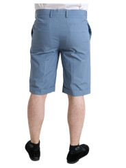 Shorts Sky Blue Cotton Bermuda Shorts 750,00 € 8058349090055 | Planet-Deluxe