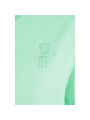 Tops & T-Shirts Chic Green Crew-neck Cotton Tee with Chest Logo 60,00 € 8050716426993 | Planet-Deluxe
