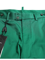 Shorts Elegant Deep Green Cotton Bermuda Shorts 930,00 € 8059226538073 | Planet-Deluxe