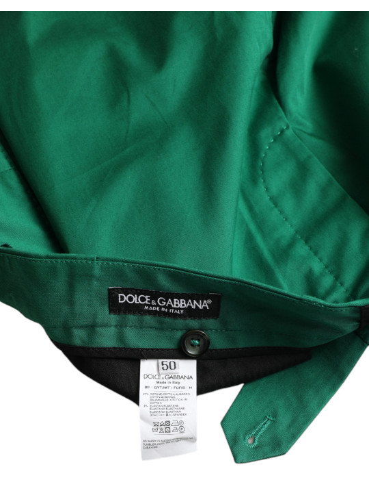 Shorts Elegant Deep Green Cotton Bermuda Shorts 930,00 € 8059226538073 | Planet-Deluxe