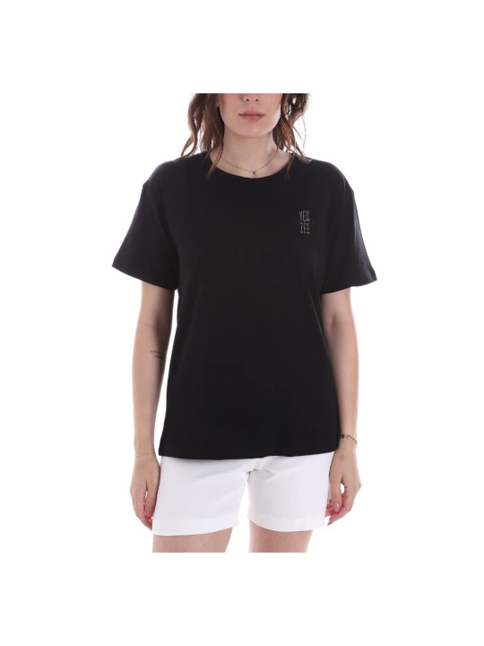 Tops & T-Shirts Chic Crew-Neck Cotton Logo Tee 60,00 € 8050716426887 | Planet-Deluxe