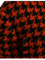 Jackets & Coats Elegant Houndstooth Long Coat in Vibrant Orange 6.830,00 € 8058990139929 | Planet-Deluxe
