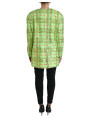 Jackets & Coats Exquisite Sequined Long Coat Jacket in Green 7.670,00 € 8057142823341 | Planet-Deluxe