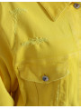 Jackets & Coats Exquisite Yellow Denim Button-Down Jacket 2.790,00 € 8052145415241 | Planet-Deluxe