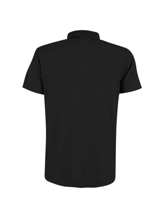 Polo Shirt Sleek Black Polo with Stretch Comfort 80,00 € 8050716386310 | Planet-Deluxe