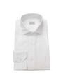 Shirts Elegant White Cotton French Collar Shirt 360,00 € 2000052760035 | Planet-Deluxe