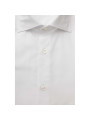 Shirts Elegant White Cotton French Collar Shirt 360,00 € 2000052760035 | Planet-Deluxe