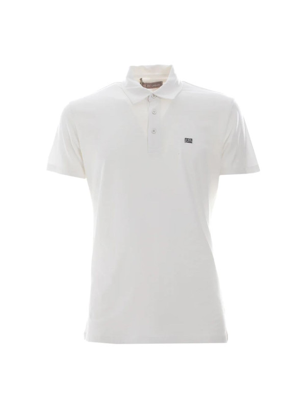 Polo Shirt Elegant White Cotton Stretch Polo 80,00 € 8050716386204 | Planet-Deluxe