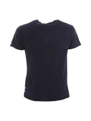 T-Shirts Chic V-Neck Tee with Pocket in Blue 60,00 € 8050716384798 | Planet-Deluxe