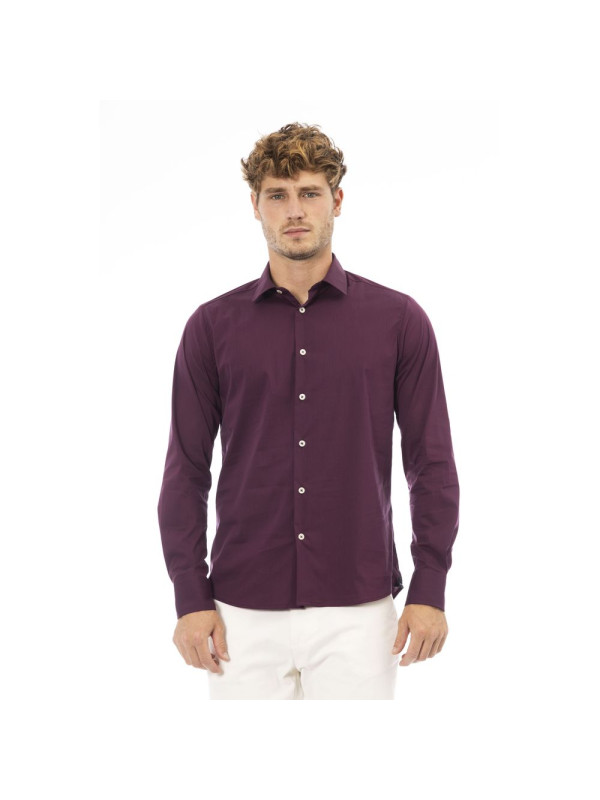 Shirts Elegant Italian-Crafted Red Shirt for Men 380,00 € 2000051910622 | Planet-Deluxe