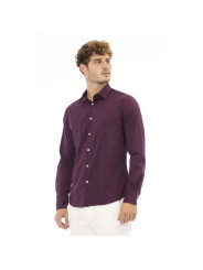Shirts Elegant Italian-Crafted Red Shirt for Men 380,00 € 2000051910622 | Planet-Deluxe