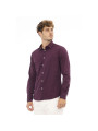 Shirts Elegant Italian-Crafted Red Shirt for Men 380,00 € 2000051910622 | Planet-Deluxe