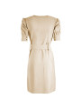 Dresses Chic Beige Midi Dress with Waist Belt 200,00 € 8050716476196 | Planet-Deluxe